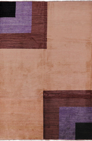 Persian Gabbeh Handmade Wool Rug - 6' 8