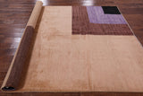 Persian Gabbeh Handmade Wool Rug - 6' 8" X 9' 10" - Golden Nile