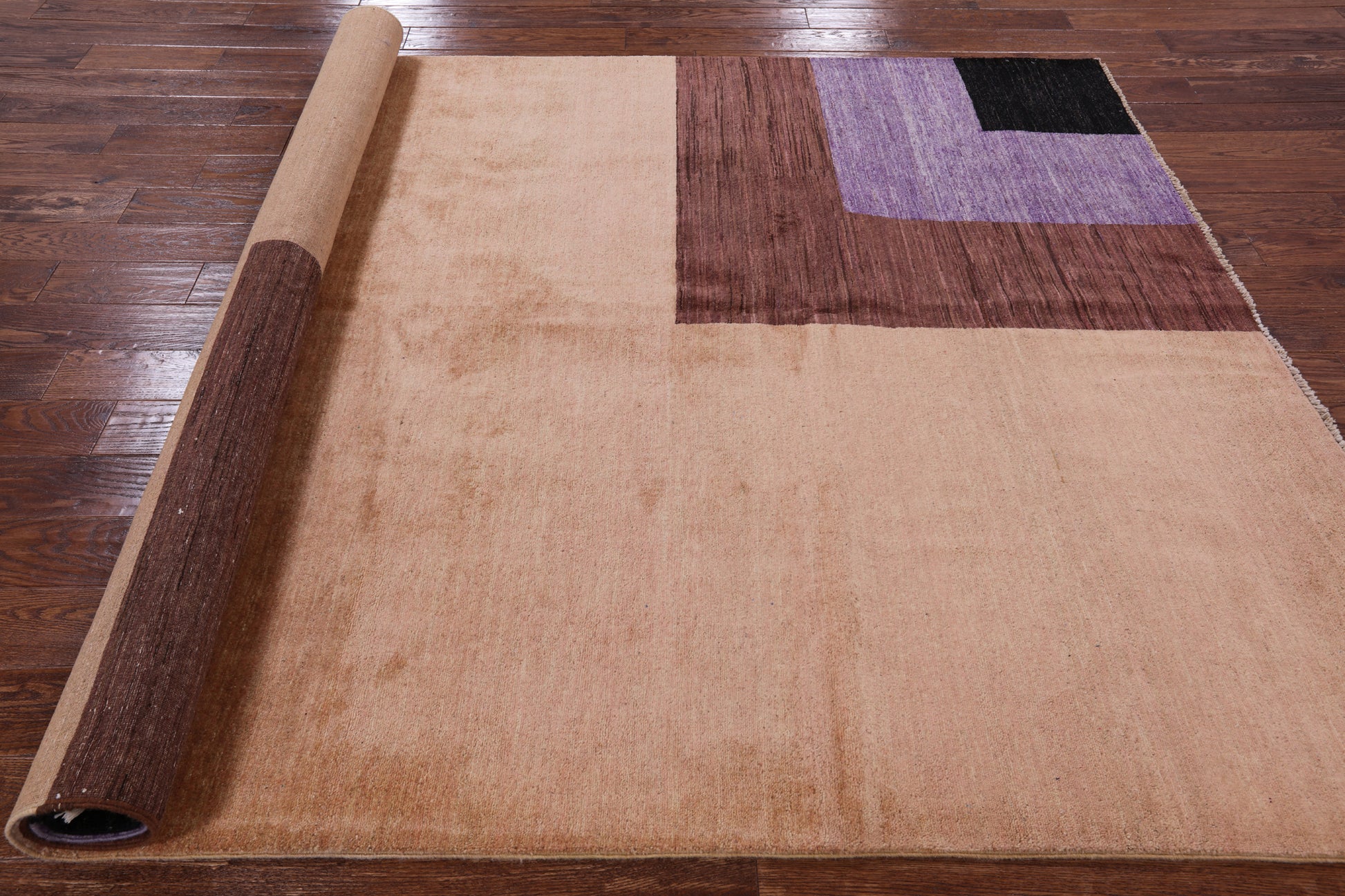 Persian Gabbeh Handmade Wool Rug - 6' 8" X 9' 10" - Golden Nile