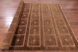 7 X 9 Super Fine Gabbeh Hand Knotted Rug - Golden Nile