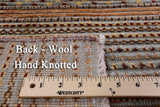 Persian Gabbeh Hand Knotted Wool Rug - 5' 10" X 9' 1" - Golden Nile