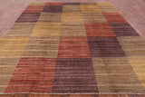 Persian Gabbeh Hand Knotted Wool Rug - 10' 1" X 10' 10" - Golden Nile