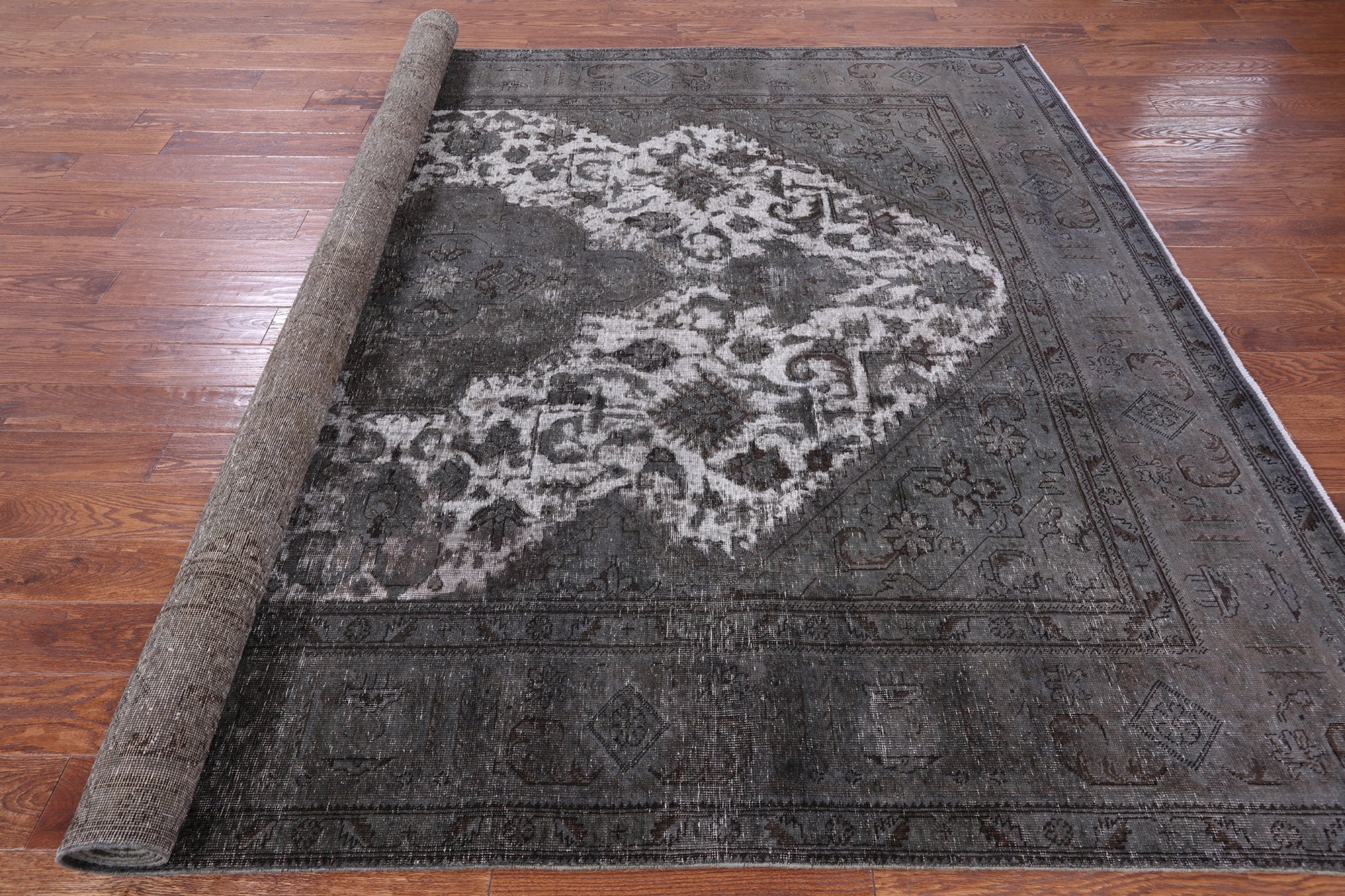 Persian Overdyed Hand Knotted Wool Area Rug - 8' 2" X 11' 0" - Golden Nile