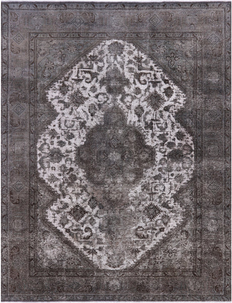Persian Overdyed Hand Knotted Wool Area Rug - 8' 2" X 11' 0" - Golden Nile