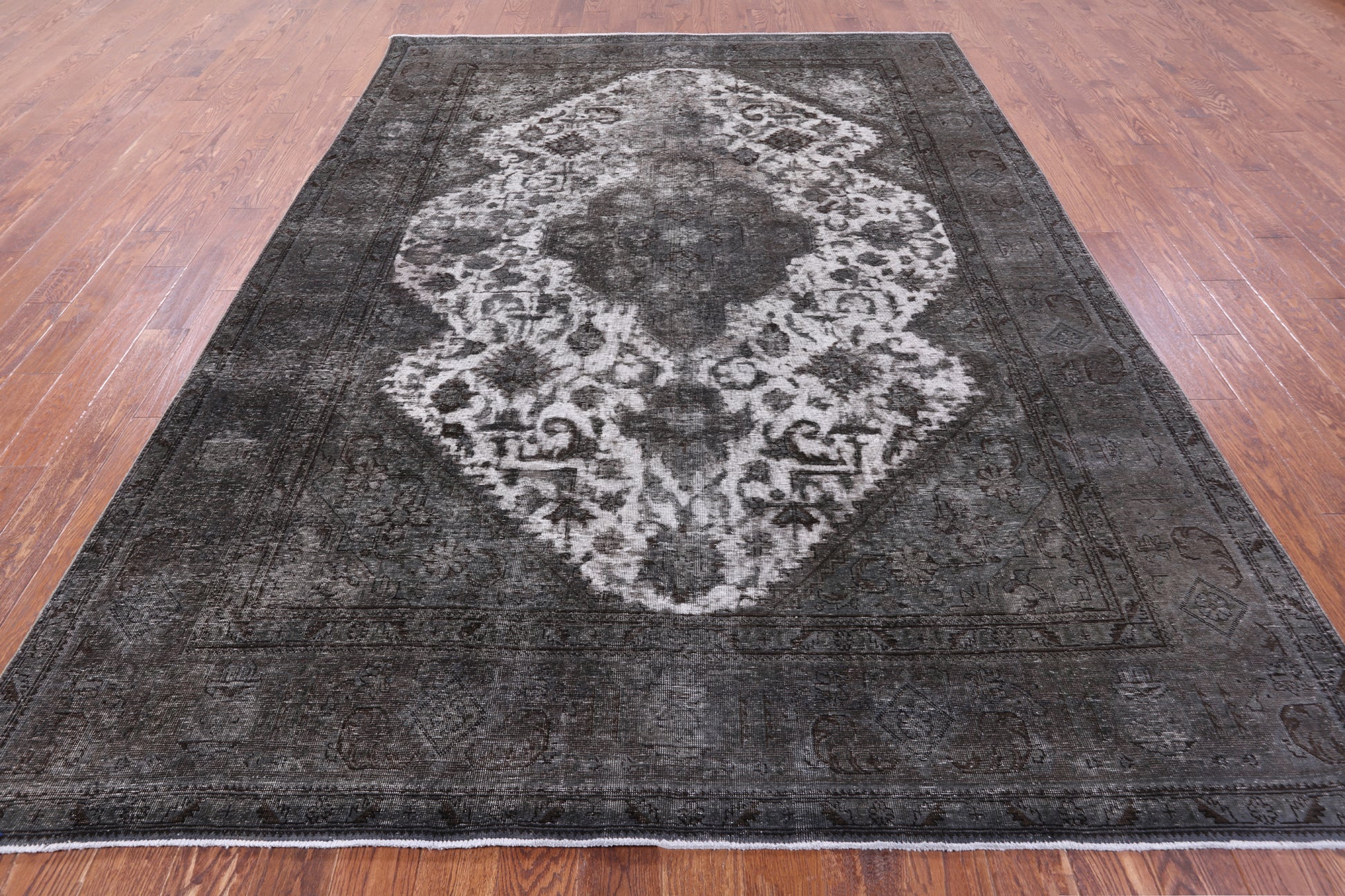 Persian Overdyed Hand Knotted Wool Area Rug - 8' 2" X 11' 0" - Golden Nile