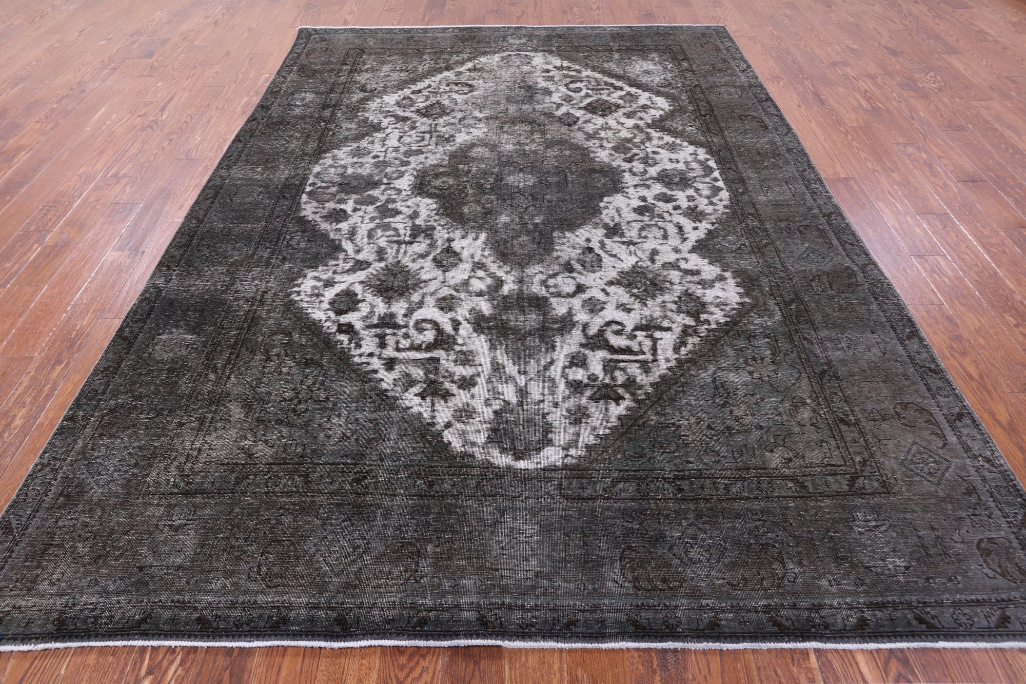 Persian Overdyed Hand Knotted Wool Area Rug - 8' 2" X 11' 0" - Golden Nile