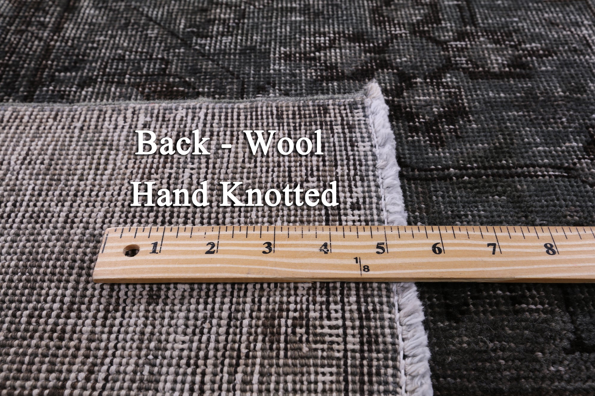 Persian Overdyed Hand Knotted Wool Area Rug - 8' 2" X 11' 0" - Golden Nile