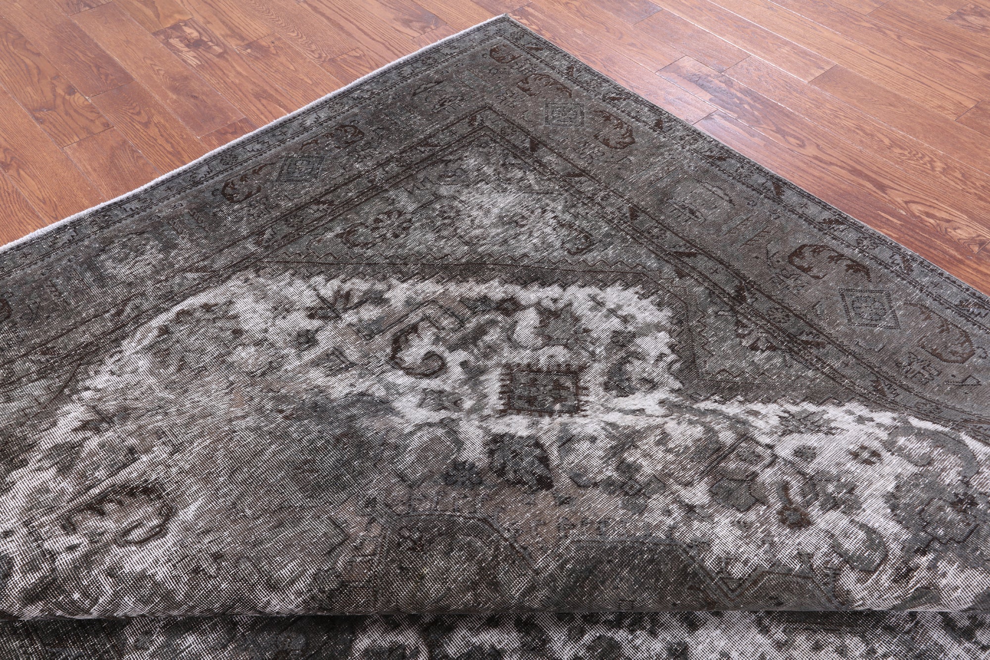 Persian Overdyed Hand Knotted Wool Area Rug - 8' 2" X 11' 0" - Golden Nile