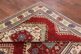Red Super Kazak Handmade Wool Area Rug - 8' 3" X 10' 8" - Golden Nile
