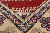 Red Super Kazak Handmade Wool Area Rug - 8' 3" X 10' 8" - Golden Nile