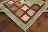 Modern Super Gabbeh Hand Knotted Rug 6 X 8 - Golden Nile