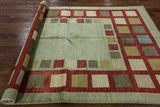 Modern Super Gabbeh Hand Knotted Rug 6 X 8 - Golden Nile