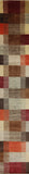 Checkered Design Gabbeh Wool Runner 3 X 16 - Golden Nile
