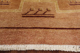 Oriental Gabbeh Wool Area Rug 4 X 7 - Golden Nile