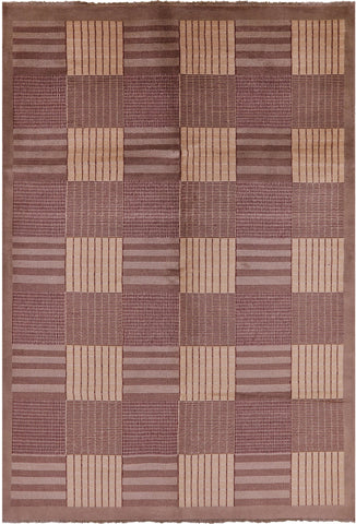 Persian Gabbeh Handmade Wool Rug - 6' 7