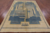 Gabbeh Hand Knotted Wool Rug - 6' 1" X 8' 8" - Golden Nile