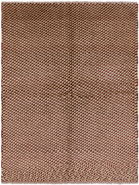 Persian Gabbeh Handmade Wool Area Rug - 5' 10" X 7' 9" - Golden Nile