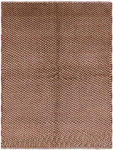 Persian Gabbeh Handmade Wool Area Rug - 5' 10