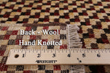 Persian Gabbeh Handmade Wool Area Rug - 5' 10" X 7' 9" - Golden Nile