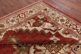 Heriz Serapi Hand Knotted Rug - 8' 0" X 10' 11'' - Golden Nile