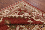 Heriz Serapi Hand Knotted Rug - 8' 0" X 10' 11'' - Golden Nile