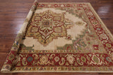 Fine Serapi Hand Knotted Rug - 8' 0" X 10' 0'' - Golden Nile