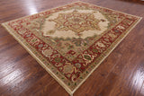 Fine Serapi Hand Knotted Rug - 8' 0" X 10' 0'' - Golden Nile