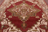 Fine Serapi Handmade Wool Rug - 8' 1" X 10' 1'' - Golden Nile