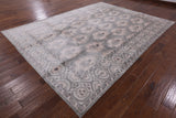 Modern 100% Silk Hand Knotted Area Rug 9 X 12 - Golden Nile