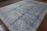 9 X 12 Oriental Pure Silk Handmade Area Rug - Golden Nile