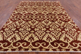 Ikat Handmade Wool Rug - 8' 0" X 10' 3" - Golden Nile