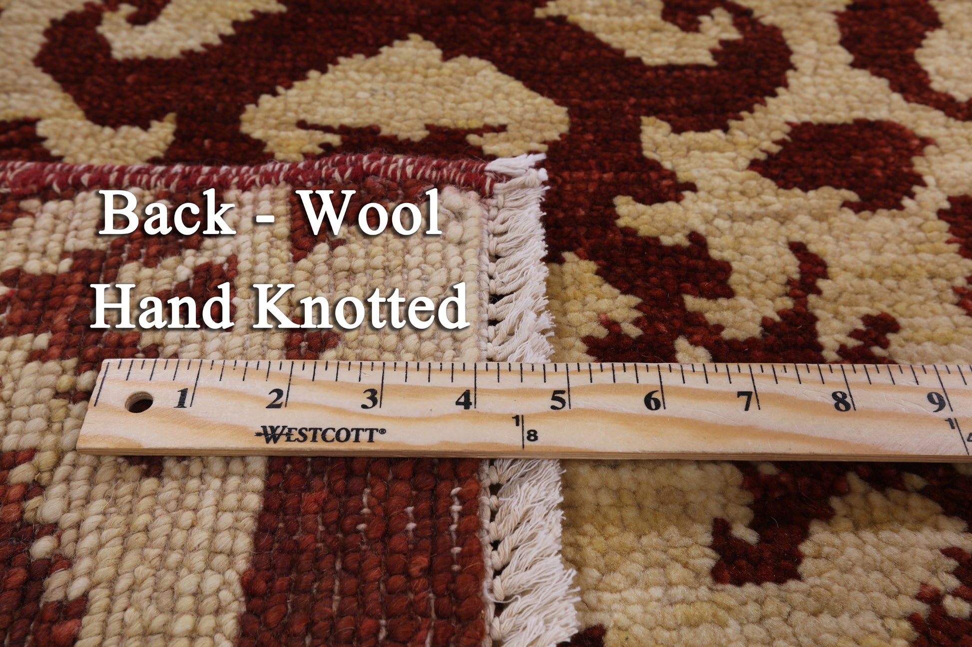 Ikat Handmade Wool Rug - 8' 0" X 10' 3" - Golden Nile