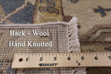 Ivory Turkish Oushak Handmade Wool Area Rug - 8' 2" X 9' 10" - Golden Nile
