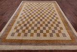 Gabbeh Hand Knotted Rug - 8' 1" X 10' 8" - Golden Nile