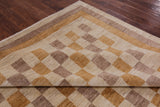 Gabbeh Hand Knotted Rug - 8' 1" X 10' 8" - Golden Nile