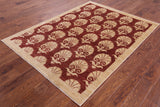 Persian Gabbeh Handmade Wool Rug - 4' 10" X 6' 6" - Golden Nile