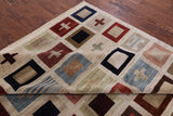 Signed Gabbeh Handmade Rug - 8' 1" X 9' 9" - Golden Nile