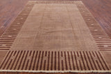 Persian Gabbeh Hand Knotted Wool Rug - 8' 3" X 10' 5" - Golden Nile