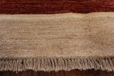 Persian Gabbeh Hand Knotted Wool Area Rug - 6' 2" X 8' 6" - Golden Nile