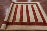 Persian Gabbeh Hand Knotted Wool Area Rug - 6' 2" X 8' 6" - Golden Nile