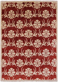 Red Persian Gabbeh Hand Knotted Wool Rug - 5' 9" X 7' 10" - Golden Nile