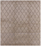 Ivory Moroccan Handmade Wool Rug - 8' 4" X 9' 7" - Golden Nile