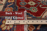 Kazak Hand Knotted Wool Rug - 8' 5" X 11' 7" - Golden Nile