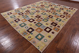 Gabbeh Hand Knotted Area Rug - 9' 2" X 11' 5" - Golden Nile