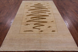 Gabbeh Hand Knotted Area Rug - 6' 3" X 9' 7" - Golden Nile