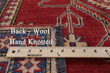 Kazak Wool On Wool Rug - 7' 6" X 11' 1" - Golden Nile