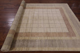 Gabbeh Hand Knotted Wool Rug - 6' 8" X 9' 10" - Golden Nile