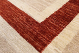 Persian Gabbeh Handmade Wool Area Rug - 6' 0" X 8' 7" - Golden Nile