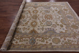 Turkish Oushak Hand Knotted Rug - 7' 9" X 9' 10" - Golden Nile