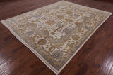 Turkish Oushak Hand Knotted Rug - 7' 9" X 9' 10" - Golden Nile